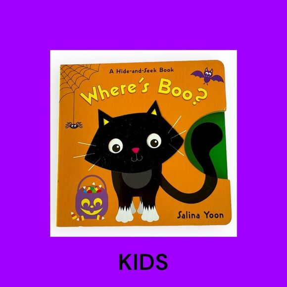 Where's Boo? Hide-and-seek Book by Salina Yoon Board book - Picture 1 of 4